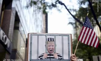 تظاهرات آمریکایی‌ها علیه تبرئه ترامپ+فیلم