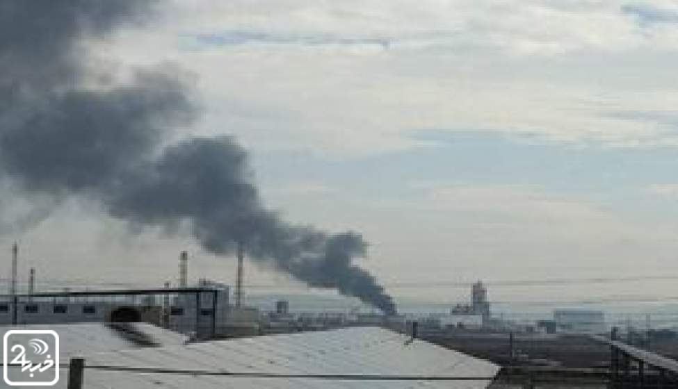 آتش سوزی در یک کارخانه در مجتمع پالایشگاهی حیفا  