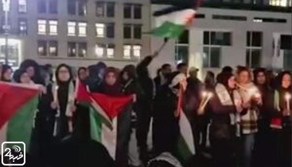 تظاهرات محکومیت حمله به بیمارستان معمدانی غزه در آلمان + فیلم  