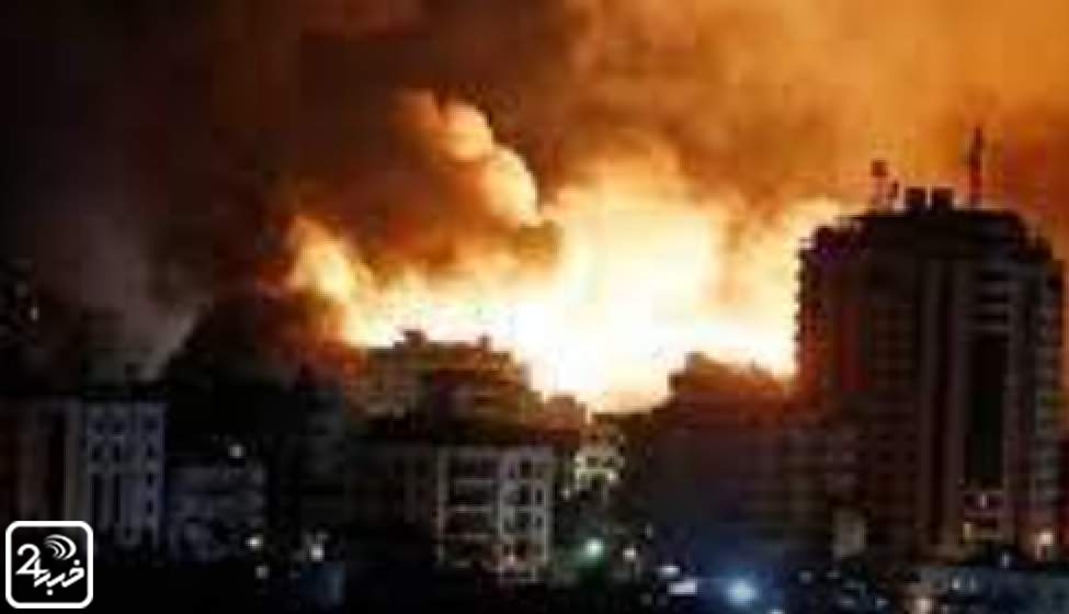 بمباران جنون آمیز صهیونیست‌ها در غزه + فیلم  