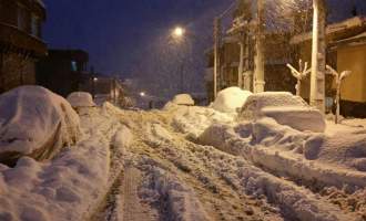 تصاویری از بارش برف در «سردشت»