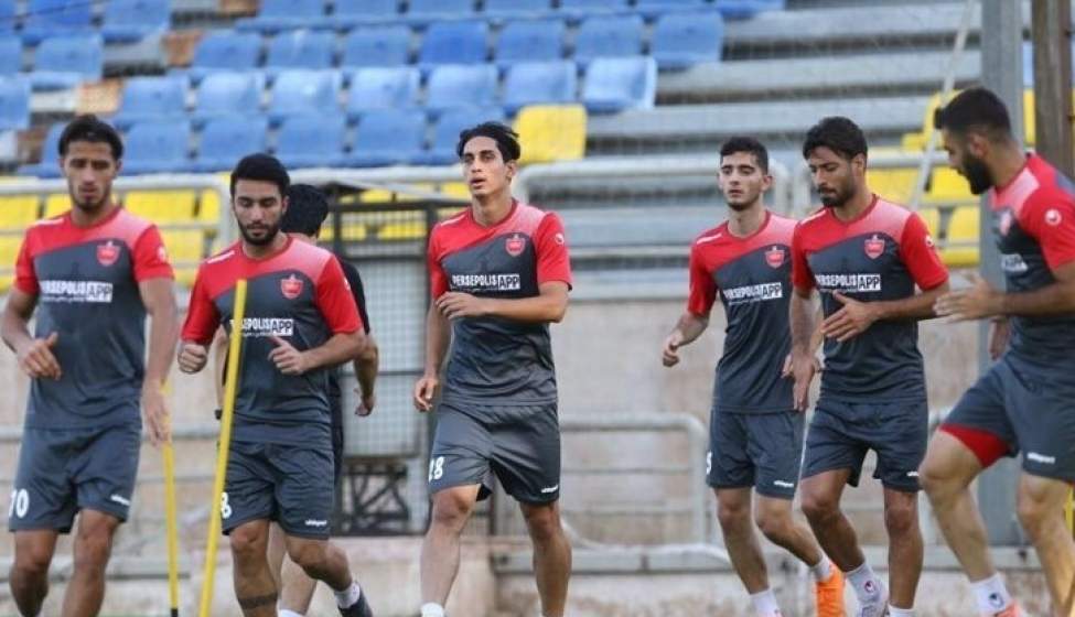 مدافع مصدوم، شاهد تمرین پرسپولیسی‌ها