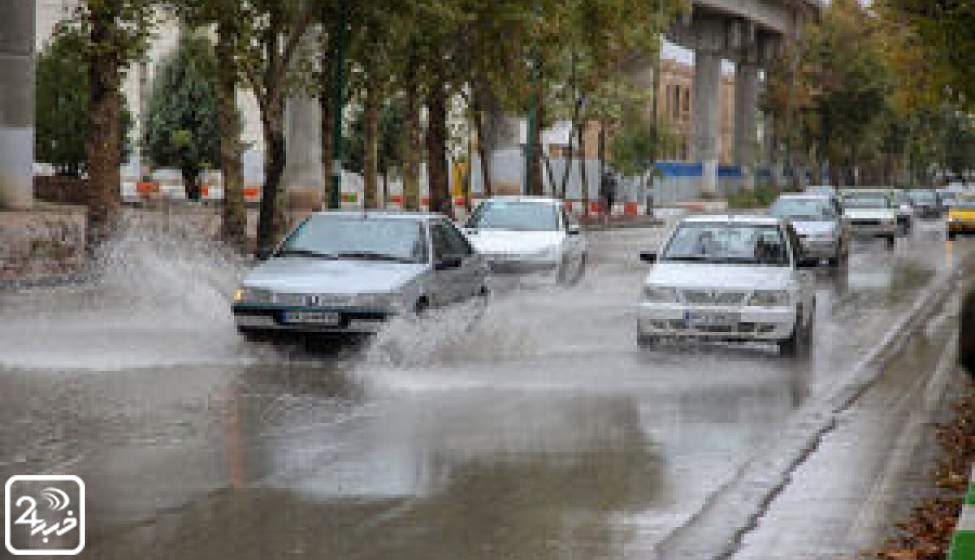 بارش شدید باران در ۱۴ استان